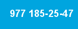 977 185-25-47 977 185-25-47
